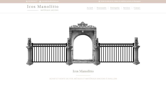 Icos matériaux anciens